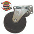 RUBBERMAID COMMERCIAL PROD. 1013-L2 4" Caster for the 3/4" Std Duty Tilt Truck, Rigid Mount Plate, 4" Wheel, Black/Gray