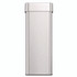 HLS COMMERCIAL HLS18UOT Open Top Trash Can, Rectangular, 18 gal, Plastic/Stainless Steel, Silver