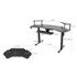 EUREKA ERGONOMIC ES71B Aero Standing Desk, 71.93" x 29.93" x 34.62" to 53.18", Black