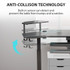 EUREKA ERGONOMIC ES71B Aero Standing Desk, 71.93" x 29.93" x 34.62" to 53.18", Black