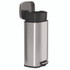 HLS COMMERCIAL HLSS08R Step Pedal Trash Can, 8 gal, Plastic/Stainless Steel, Silver