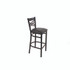 JMC FURNITURE XBSBVSBLK X Series Barstool, Supports Up to 300 lb, 29.5" Seat Height, Black Seat, Black Back, Black Base