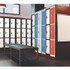 ADIROFFICE I629203BW Steel Storage Locker, 3 Compartment, 12 x 12 x 72, Black Body/White Doors