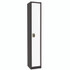 ADIROFFICE I629201BW Steel Storage Locker, 1 Compartment, 12 x 12 x 72, Black Body/White Doors