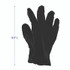 BOARDWALK 396SCTA 396 Series Disposable General-Purpose Nitrile Gloves, Powder-Free, Small, 4.4 mil Thick, 9.5" Long, Black, 100/BX, 10 BX/CT