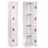 ADIROFFICE I629204WHI Steel Storage Locker, 4 Compartment, 12 x 12 x 72, White