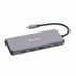 VERBATIM CORPORATION 32154 USB-C Pro Multiport Hub14 Port, Gray