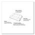 GRATNELLS USA, LLC FS0220P6 F2 Deep Trays for Gratnells Storage Frames and Trolleys, 3.57 gal Capacity, 12.28" x 16.81" x 6.25", Trans Frost, 6/Pack