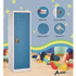 ADIROFFICE I62901BLU Steel Storage Locker, 1 Compartment, 15 x 15 x 48, Blue