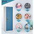 ADIROFFICE I62901BLU Steel Storage Locker, 1 Compartment, 15 x 15 x 48, Blue