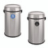 ALPINE INDUSTRIES ALP47065L1RT 17 Gallon Stainless Steel Indoor Recycling Receptacle and Trash Station Swivel Lids