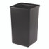 ALPINE INDUSTRIES 4450BLKKIT14 29 Gallon Trash/Recycling Cans, Steel, Blue Recycling Can, Green Compost Can, Black Trash Can with Square Lids