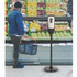 ALPINE INDUSTRIES ALP430FS Automatic Foam Hand Sanitizer/Soap Dispenser with Floor Stand, 40 oz, 4.48 x 6 x 45, White