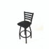 JMC FURNITURE BBBVSBLK Boggs Series Barstool, Supports Up to 300 lb, 30.5" Seat Height, Black Seat, Black Back, Black Base