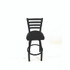 JMC FURNITURE BBBVSBLK Boggs Series Barstool, Supports Up to 300 lb, 30.5" Seat Height, Black Seat, Black Back, Black Base