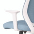 ALERA WX42BME24 Alera Wessex Ergonomic Fabric Mesh Swivel Task Chair, Up to 275 lb, 17.09 to 20.83 Seat Height, Seafoam Seat/Back, White Base