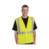 PROTECTIVE INDUSTRIAL PRODUCTS INC PIP 302MVGZLY2X Zipper Safety Vest, 2X-Large, Hi-Viz Lime Yellow