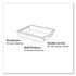 GRATNELLS USA, LLC FS0119P8 F1 Shallow Trays for Gratnells Storage Frames and Trolleys, 1.85 gal Capacity, 12.28" x 16.81" x 3.25", Light Gray, 8/Pack