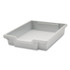 GRATNELLS USA, LLC FS0119P8 F1 Shallow Trays for Gratnells Storage Frames and Trolleys, 1.85 gal Capacity, 12.28" x 16.81" x 3.25", Light Gray, 8/Pack