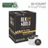 KEURIG DR PEPPER BLK & Bold® 5000372406 Brighter Days Coffee K-Cups, 20/Box
