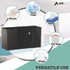 ADIRMED I90201BLK Acrylic Glove Dispenser, Single Box Capacity, 10.2 x 3.5 x 5.3, Black