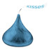 THE HERSHEY COMPANY Hershey®'s 60194 KISSES, Milk Chocolate, Dark Blue Wrappers, 60 oz Bag