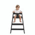 ALPINE INDUSTRIES ALP41201ESP Wooden Stackable High Chair, Supports Up to 50 lb, 29.02" h, Espresso