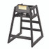 ALPINE INDUSTRIES ALP41201ESP Wooden Stackable High Chair, Supports Up to 50 lb, 29.02" h, Espresso