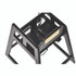 ALPINE INDUSTRIES ALP41201ESP Wooden Stackable High Chair, Supports Up to 50 lb, 29.02" h, Espresso