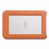 SEAGATE TECHNOLOGY LaCie STFR2000800 Rugged Portable External Hard Drive, 2 TB, USB-C, Orange/Silver