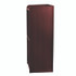 ADIROFFICE I66107MA Wood Mobile Presentation Lectern Speaker Stand with Shelves, 22.44 x 16.53 x 45.98, Mahogany