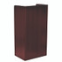 ADIROFFICE I66107MA Wood Mobile Presentation Lectern Speaker Stand with Shelves, 22.44 x 16.53 x 45.98, Mahogany