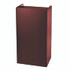 ADIROFFICE I66107MA Wood Mobile Presentation Lectern Speaker Stand with Shelves, 22.44 x 16.53 x 45.98, Mahogany