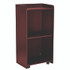 ADIROFFICE I66107MA Wood Mobile Presentation Lectern Speaker Stand with Shelves, 22.44 x 16.53 x 45.98, Mahogany