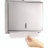 ALPINE INDUSTRIES ALP481 Horizontal C-Fold/Multi-Fold Paper Towel Dispenser, 10.2 x 4 x 11.2, Brushed Nickel
