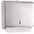 ALPINE INDUSTRIES ALP481 Horizontal C-Fold/Multi-Fold Paper Towel Dispenser, 10.2 x 4 x 11.2, Brushed Nickel