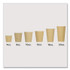 KARAT BY LOLLICUP CKRC510 Ripple Hot Cups, 10 oz, Paper, Kraft/White, 500/Carton