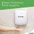 ALPINE INDUSTRIES ALP40010WHI Hemlock Commercial Automatic 120V Hand Dryer, 6.68 x 11.41 x 12.31, White