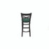 JMC FURNITURE XBSBVSGRN X Series Barstool, Supports Up to 300 lb, 29.5" Seat Height, Green Seat, Black Back, Black Base