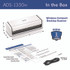BROTHER INTL. CORP. ADS1350W ADS-1350W Compact Desktop Scanner, 600 dpi x 600 dpi Optical Resolution, 20-Sheet Duplex Auto Document Feeder
