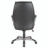 ALERA FD41B19 Alera Fulford Bonded Leather High-Back Managers Chair, Supports 275lb, 18.62-22.56" Seat Height, Black Seat/Back, Silver Base