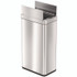 HLS COMMERCIAL HLS18WRSL Wings Lid Sensor Trash Can, 18 gal, Plastic/Stainless Steel, Silver