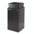 ALPINE INDUSTRIES 4450BLKKIT8 29 Gallon Trash/Recycling Cans, Steel, Green Recycling Can with Square Lid, Black Trash Can with Square Lid