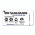 SANI PROFESSIONAL NPKP15984 PDI Sani-Hands Instant Hand Sanitizing Wipes, 7.5 x 6, Unscented, White, 220/Canister, 6 Canisters/Carton