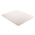 DEFLECTO CORPORATION CM13443F DuraMat Moderate Use Chair Mat for Low Pile Carpeted Floors, Rectangular, Beveled Edges, 46" x 60", Clear, Ships Flat