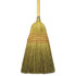 BOARDWALK BR10004 Corn/Fiber Brooms, Corn/Yucca Bristles, 53.5" Overall Length, Natural, 6/Carton