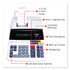 SHARP TONER EL1197PIII EL1197PIII Two-Color Printing Desktop Calculator, Black/Red Print, 4.5 Lines/Sec