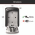MASTER LOCK COMPANY 5401D Locking Combination 5 Key Steel Box, 3.25" Wide, Black/Silver