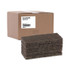 BOARDWALK 403 Heavy-Duty Scour Pad, 4.63 x 10, Brown, 20/Carton