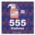 DIVERSEY 95122613 Stride Neutral Cleaner, Citrus Scent, 1.4 L SmartDose, 2/Carton